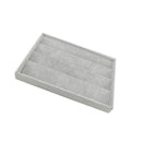 Women Earrings Rings Jewelry Organizer Case Storage Display Showcase Velvet Board Box Tray