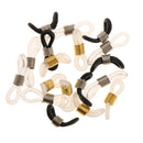 18pcs Anti-slip Rubber Ends Retainer Connector Holder For Eyeglass Chain