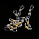 18pcs Anti-slip Rubber Ends Retainer Connector Holder For Eyeglass Chain