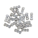 20 Sets Silver Screw Clasp For Jewelry Making Bracelet Necklace Findings
