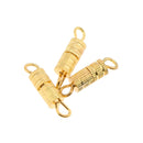 20pcs Screw Clasp For Necklace Bracelet Swivel Connectors Jewelry Findings