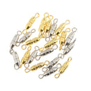 20pcs Barrel Screw Clasps Jewellery Findings Necklace Bracelet DIY Craft