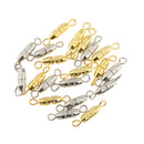 20pcs Barrel Screw Clasps Jewellery Findings Necklace Bracelet DIY Craft
