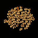 Bulk 200PCS Open Ball Crimp Bead Knot Cover Hide End Chain Bracelet Necklace