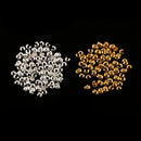 Bulk 200PCS Open Ball Crimp Bead Knot Cover Hide End Chain Bracelet Necklace