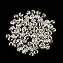 Bulk 200PCS Open Ball Crimp Bead Knot Cover Hide End Chain Bracelet Necklace