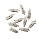10 Sets Clasp Hooks Connectors For Bracelet Necklace Making Findings 17x5mm
