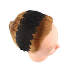 Large Wide Gothic Lace Headband Sunflower Hair Hoop Headpiece For Women Girls Black
