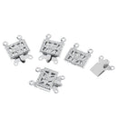 10 Pcs Copper Pendant Pinch Bails Connector Clasps Jewelry DIY Findings
