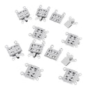 10 Pcs Copper Pendant Pinch Bails Connector Clasps Jewelry DIY Findings