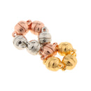 9 Pcs Carved Round Ball Magnetic Clasps For Necklace Jewelry Making 8mm
