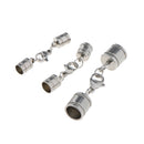 3 Pieces Stainless Steel Necklace Bracelet End Caps & Lobster Claw Clasp Finding 3 Size Making Crafts