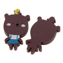 50pcs Cute Wooden Bear Shape Lovely Baby Wood Puzzle Early Educational Toy