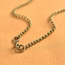 Steampunk Vintage Multi-gear Key Gears Pendant Alloy Necklace Chain for Women Men - Silver Bronze