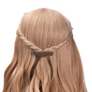 Vintage Crystal Rhinestone Steampunk Gears Hair Clip Barrette Hair Accessory