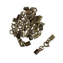 12pcs Crimp Lobster Clasp Metal Clip Ends Extender Chain Findings DIY Crafts
