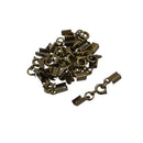 12pcs Crimp Lobster Clasp Metal Clip Ends Extender Chain Findings DIY Crafts