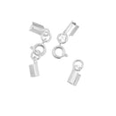 12pcs Alloy Clasp Jewelry Findings DIY Spring Clasps Necklace Bracelet 4mm