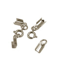 12pcs Alloy Clasp Jewelry Findings DIY Spring Clasps Handmade Copper Clips