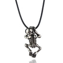 Vikings Skeleton Skull Pendant Necklace Norse Nordic Jewelry Vintage Gift