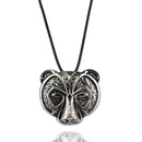 Bear Head Amulet Pendant Necklace Norse Viking Necklace Talisman Jewelry