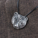 Bear Head Amulet Pendant Necklace Norse Viking Necklace Talisman Jewelry