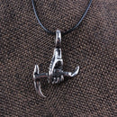Norse Vikings Pendant Necklace Norse Hoe Hand Necklace Jewelry Vintage Charms