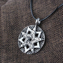 Amulet Viking Norse Necklace Pendant Talisman Double Pentagram Star Charms