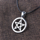 Mysterious Talisman Viking Odin's Pentagram Charms Pendant Rune Necklace