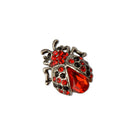 Crystal Ladybird Insect Brooch Vintage Animal Pins Fashion Jewelry