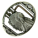 Vintage Silver Indian Belt Buckle Native American Western Cowboy Buckle
