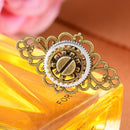 Antique Alloy Machinery Gears Vintage Gothic Steampunk Ring Womens Jewelry