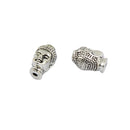20pcs Tibetan Silver 3D Meditating Buddha Shape Pendants Metal Spacer Beads Jewelry Making