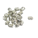20pcs Tibetan Silver 3D Meditating Buddha Shape Pendants Metal Spacer Beads Jewelry Making
