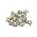 20pcs Tibetan Silver 3D Meditating Buddha Shape Pendants Metal Spacer Beads Jewelry Making