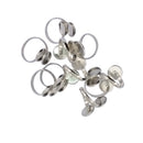 10 Pieces Ring Pad Bases 12mm Cabochons diy Ring Making Jewelry Making Crafts