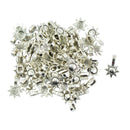 50 Pieces Sunflower Star Drop Glue On Bail Pendant Cabochon DIY Jewelry Gift