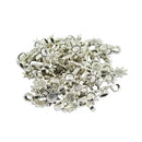 50 Pieces Sunflower Star Drop Glue On Bail Pendant Cabochon DIY Jewelry Gift
