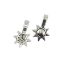 50 Pieces Sunflower Star Drop Glue On Bail Pendant Cabochon DIY Jewelry Gift