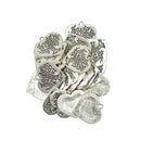 30 Pieces Tibetan Silver Tree of Life Heart Jewelry Design DIY Charms Dangle Pendant