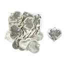 30 Pieces Tibetan Silver Tree of Life Heart Jewelry Design DIY Charms Dangle Pendant