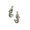 Lot 30pcs Vintage Tibetan Silver Metal Mermaid Charm Pendants Jewelry Making