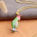 Punk Europe Creativity Delicate Parrot Necklace Accessory Pendant Alloy