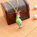 Punk Europe Creativity Delicate Parrot Necklace Accessory Pendant Alloy