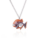 Pendant Necklace Party Gift Fish Pendant Women Sweater Necklace For Party