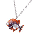 Pendant Necklace Party Gift Fish Pendant Women Sweater Necklace For Party