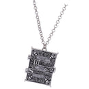 Gothic Openable Box Pendant Photo Frame Locket Charm Necklace Accessories