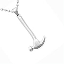 Sports Vintage Stainless Steel Hammer Pendant for Mens Womens Necklace