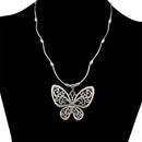 Bohemia Ethnic Jewelry Women Fashion Tibetan Retro Butterfly Flower Necklace