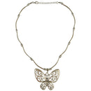 Bohemia Ethnic Jewelry Women Fashion Tibetan Retro Butterfly Flower Necklace